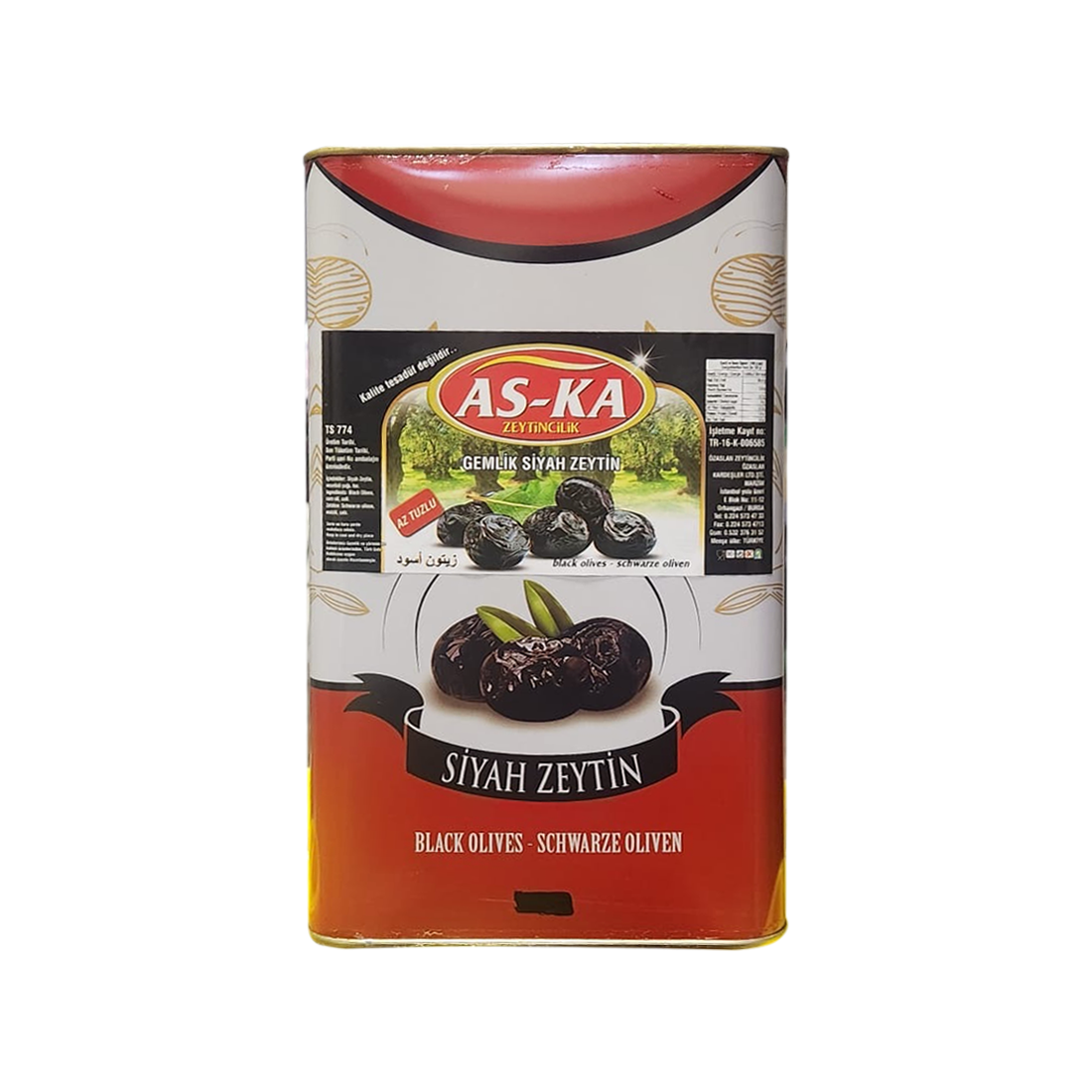 Az Tuzlu Gemlik Siyah Zeytin - 4000gr
