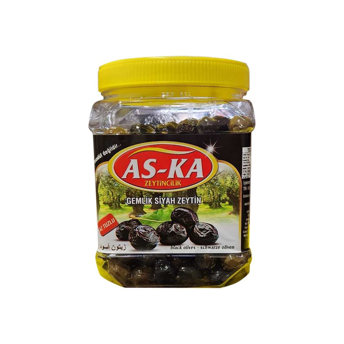 Az Tuzlu Gemlik Siyah Zeytin - 900gr