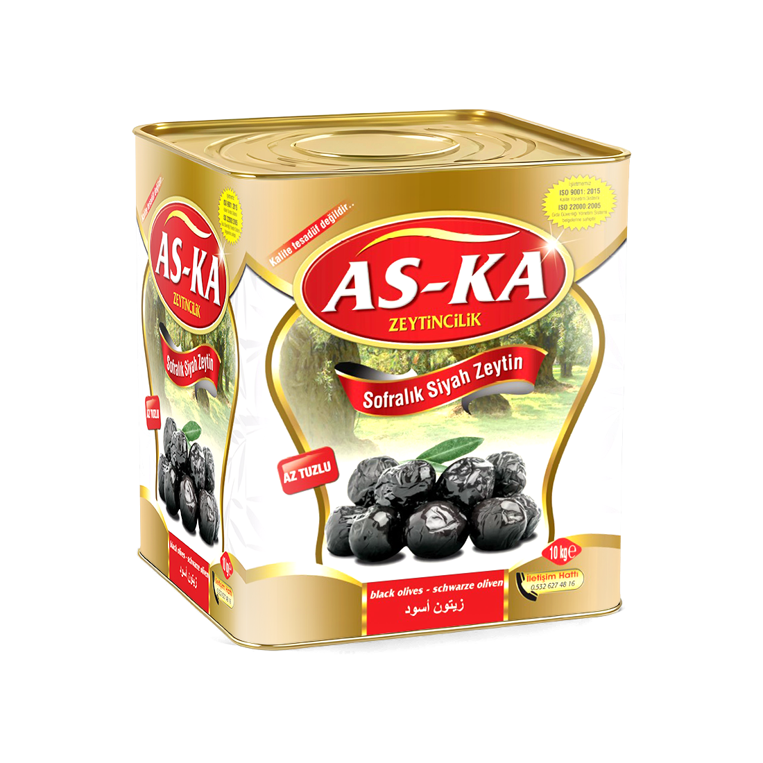 Az Tuzlu Sofralık Zeytin - 10kg