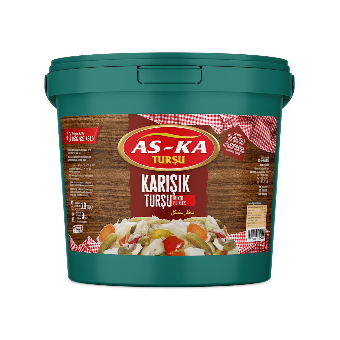 Karışık Turşu 19kg