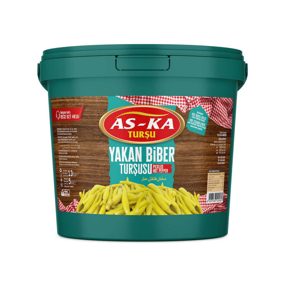 Yakan Biber Turşusu 13kg